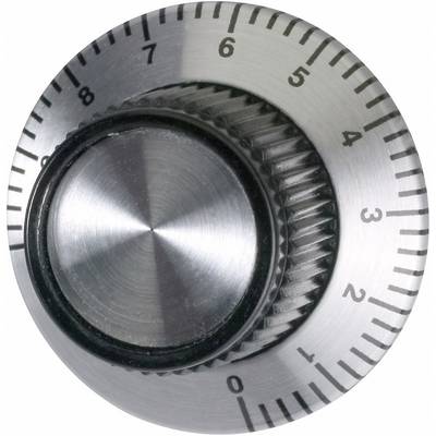 TRU COMPONENTS  Apparaatknop met precisie-schaalverdeling  Aluminium (geëloxeerd) (Ø x h) 24 mm x 14 mm 1 stuk(s) 