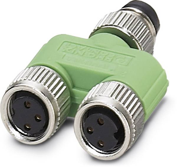 Phoenix Contact 1696222 Sensor/actuator verdeler en adapter M8 Aantal polen (sensoren): 3 Adapter, Y-vorm 5 stuk(s)