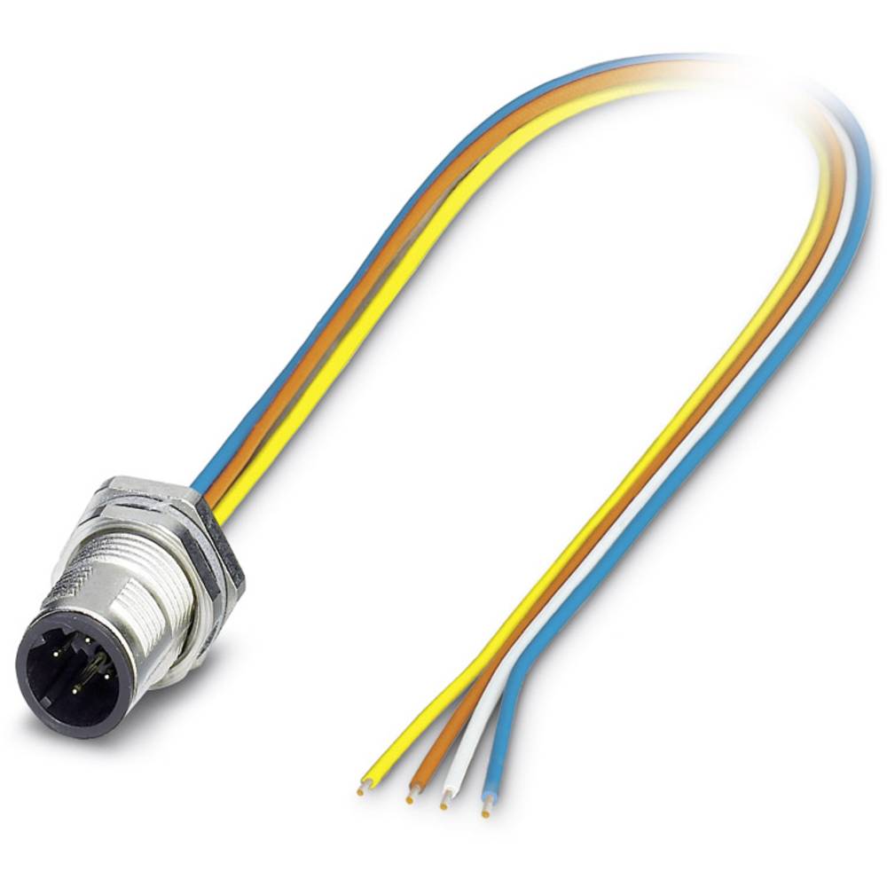 Phoenix Contact 1551901 Sensor/actuator steekconnector M12 Aantal polen: 4 Stekker, inbouw 0.50 m 1 stuk(s)