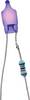 TRU COMPONENTS 1590356 Glimlampje 230 V Draadeinden Blauw 1 stuk(s)