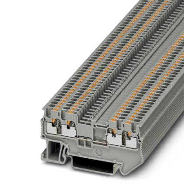 Phoenix Contact 3208197 Doorgangsserieklem 3.5 mm Snelaansluiting  Grijs 50 stuk(s)