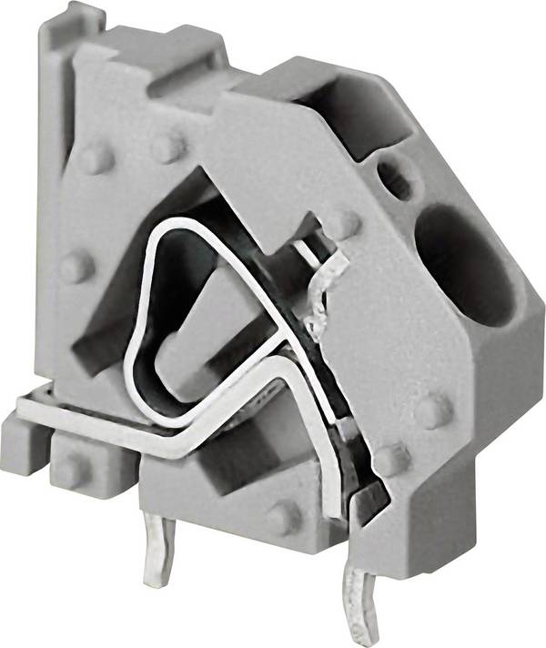 WAGO 745-502/006-000 Veerkrachtklemblok 16.00 mm² Aantal polen 2 Grijs 1 stuk(s)