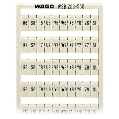 WAGO 209-550 Markeringskaarten  5 stuk(s)