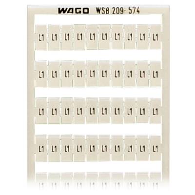 WAGO 209-574 Markeringskaarten Opdruk: L1 5 stuk(s)