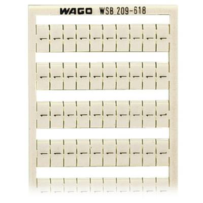 WAGO 209-618 Markeringskaarten Opdruk: 1, 2 5 stuk(s)