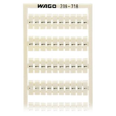 WAGO 209-718 Markeringskaarten Opdruk: 1, 2 5 stuk(s)