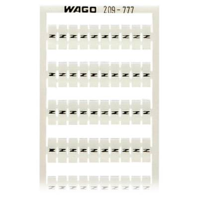 WAGO 209-777 Markeringskaarten Opdruk: N 5 stuk(s)