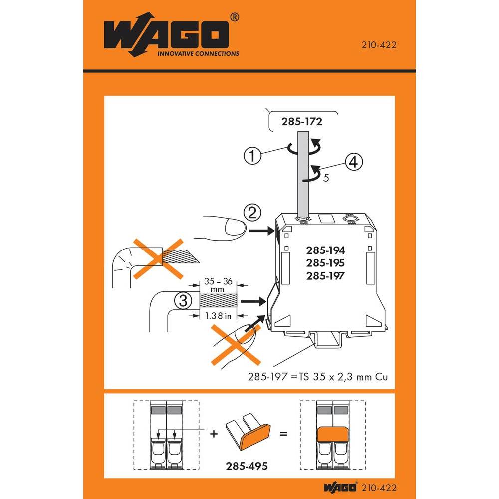 WAGO 210-422 Onderhoudslabels 100 stuk(s)