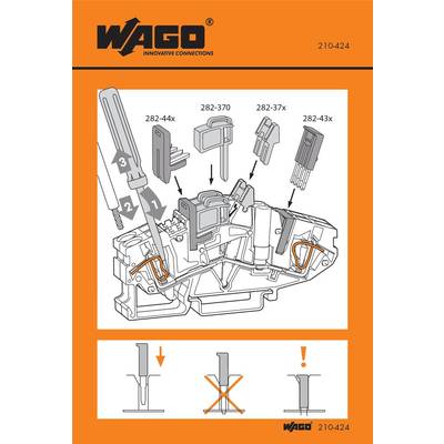 WAGO 210-424 Onderhoudslabels  100 stuk(s)