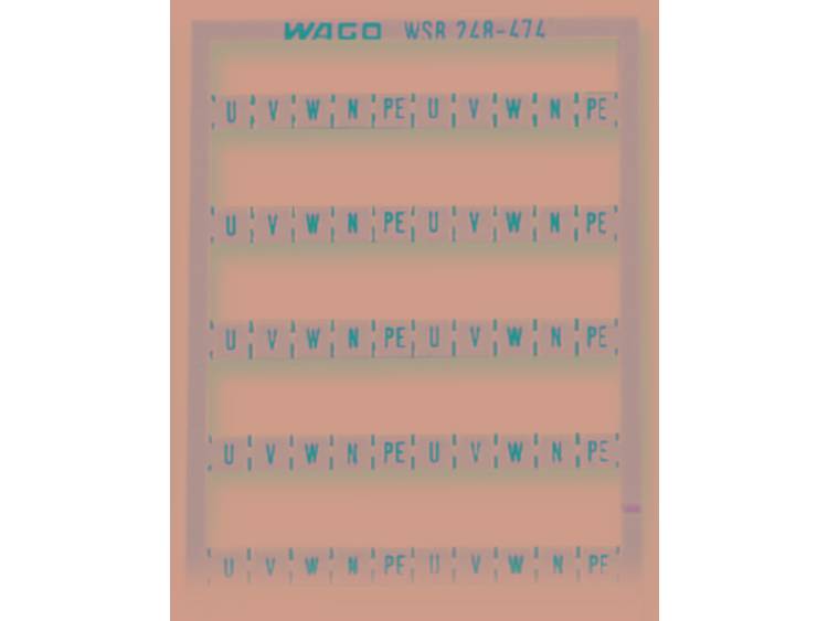 WAGO 248-474 Mini-WSB-snelopschriftsysteem 5 stuks