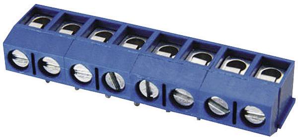 Degson DG301R-5.0-02P-12 Klemschroefblok 1.50 mm² Aantal polen 2 Blauw 1 stuk(s)