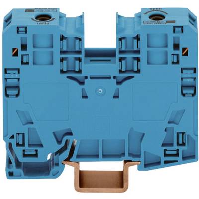 WAGO 285-134 Doorgangsklem 16 mm Spanveer Toewijzing: N Blauw 1 stuk(s) 