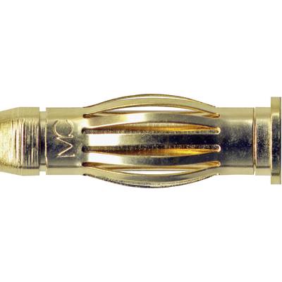 Stäubli SA404 Male connector Stekker, recht Stift-Ø: 4 mm Messing 1 stuk(s) 