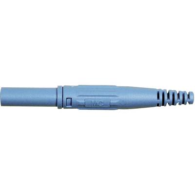 Stäubli XL-410 Laboratoriumstekker Stekker, recht Stift-Ø: 4 mm Blauw 1 stuk(s) 