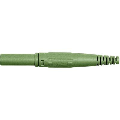 Stäubli XL-410 Laboratoriumstekker Stekker, recht Stift-Ø: 4 mm Groen 1 stuk(s) 