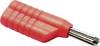 Schnepp N 4041 L Pluimstekker Stekker, recht Stift-Ø: 4 mm Rood 1 stuk(s) Piece