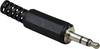 BKL Electronic 1107003 Jackplug 3,5 mm Stekker, recht Aantal polen: 3 Stereo Zilver 1 stuk(s)