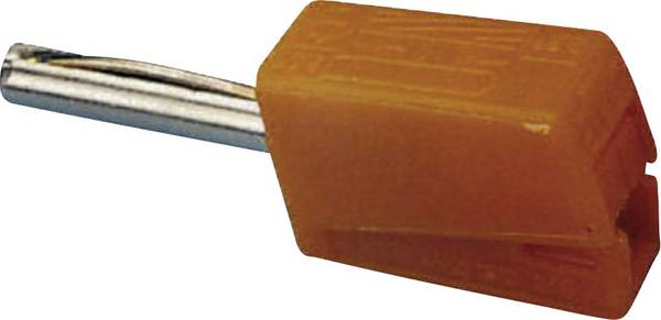 WAGO  Banaanstekker Stekker, recht Stift-Ø: 4 mm Oranje 1 stuk(s)