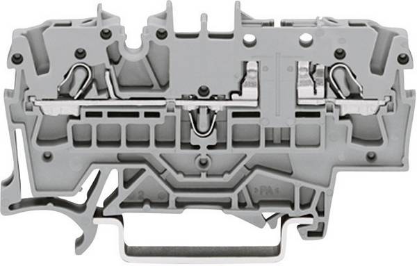 WAGO 2002-1661 Basisklem 5.20 mm Spanveer Toewijzing: L Grijs 1 stuk(s)