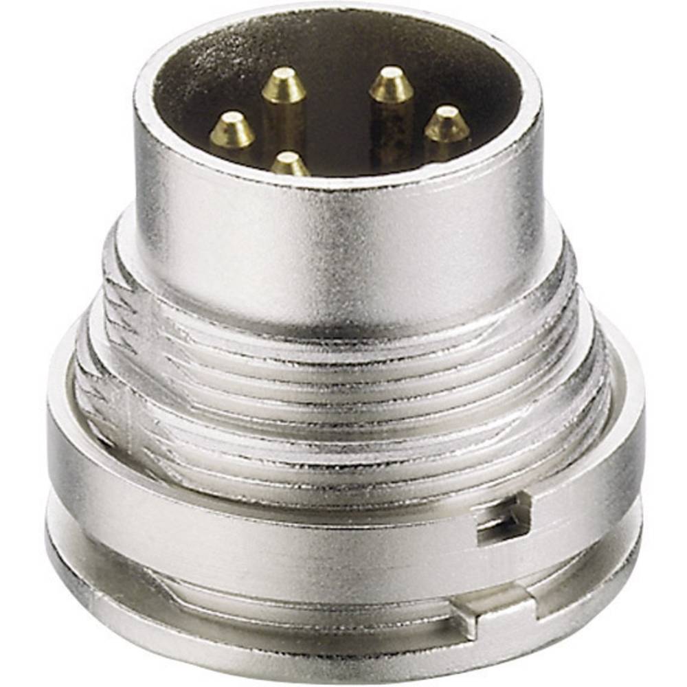Lumberg SGV 30 DIN-connector Stekker, inbouw verticaal Aantal polen: 3 Zilver 1 stuk(s)