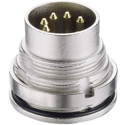 Lumberg 0315 03 DIN-connector Stekker, inbouw verticaal Aantal polen: 3  Zilver 1 stuk(s) 