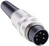 Lumberg SV 70 DIN-connector Stekker, recht Aantal polen: 7 Zilver 1 stuk(s)