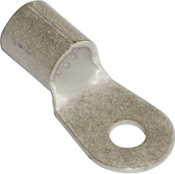 TE Connectivity 130554 Ringkabelschoen Dwarsdoorsnede (max.): 16.70 mm² Schachtdiameter: 6.7 mm Ongeïsoleerd Metaal 1 stuk(s)