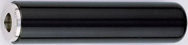 Jackplug 6,35 mm Zwart 1 stuk(s)