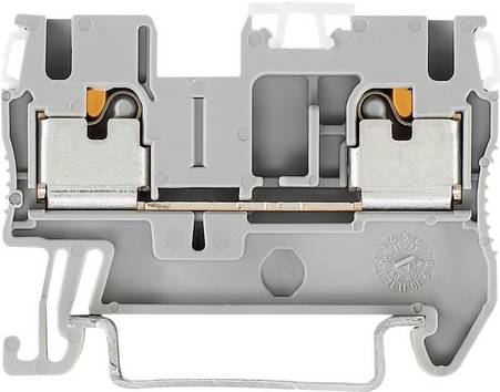 Phoenix Contact 3209510 Doorgangsklem 5.2 mm Snelaansluiting  Grijs 1 stuk(s) Piece