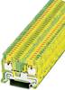 Phoenix Contact 3209536 Aardklem 3-etages 5.2 mm Snelaansluiting Groen, Geel 1 stuk(s)
