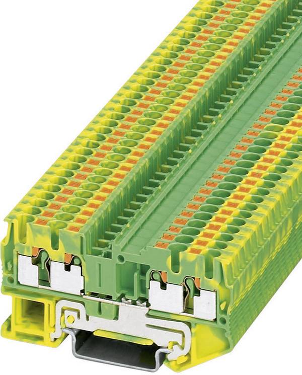 Phoenix Contact 3209594 Aardklem 3-etages 5.2 mm Snelaansluiting  Groen, Geel 1 stuk(s)