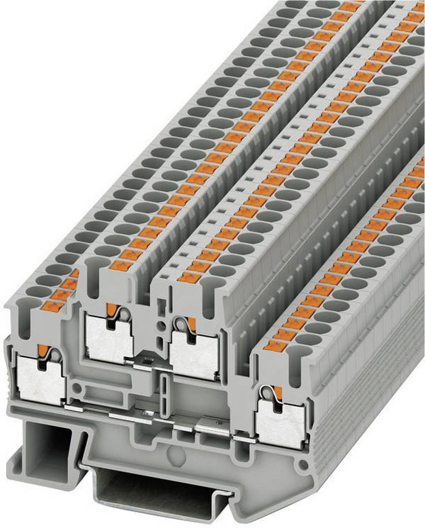 Phoenix Contact 3210567 Klem 2-etages 5.2 mm Snelaansluiting  Grijs 1 stuk(s)
