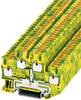 Phoenix Contact 3210596 Aardklem 2-etages 5.2 mm Snelaansluiting Groen, Geel 1 stuk(s)