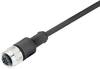 binder 79-3430-33-04 Sensor/actuator connector, geassembleerd M12 Aantal polen (sensoren): 4 Bus, recht 2.00 m 20 stuk(s)