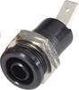 Schnepp BU 4600 sw Veiligheids-labconnector, female Bus, inbouw verticaal Stift-Ø: 4 mm Zwart 1 stuk(s)