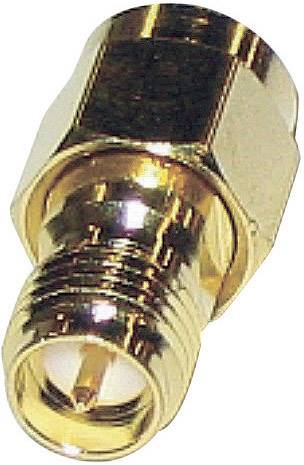 Een gouden coaxiale stekker voor kabelverbindingen.