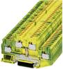 Phoenix Contact 3211854 Aardklem 2-etages 6.2 mm Snelaansluiting Groen, Geel 1 stuk(s)
