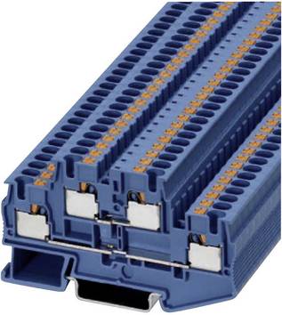 Phoenix Contact 3211793 Klem 2-etages 6.2 mm Snelaansluiting  Blauw 1 stuk(s) Single