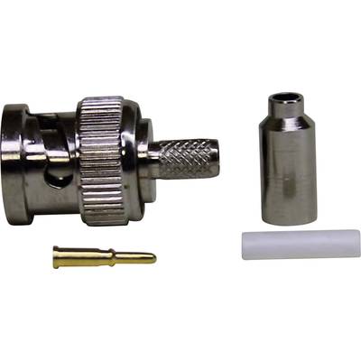 TRU COMPONENTS 735167 BNC-connector Stekker, recht 50 Ω 1 stuk(s)