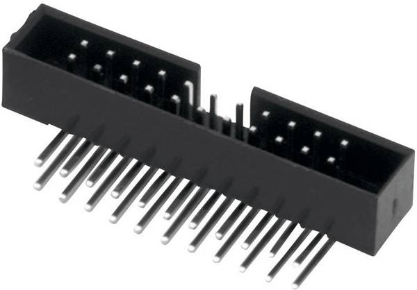 W & P Products 635-50-2-00 Male connector Rastermaat: 2 mm Totaal aantal polen: 50 Aantal rijen: 2 1 stuk(s)