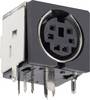 BKL Electronic 0204046 Miniatuur-DIN-connector Bus, inbouw horizontaal Aantal polen: 3 Zwart 1 stuk(s)