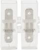 Klauke 8052 Platte connector Insteekbreedte: 4.8 mm Insteekdikte: 0.8 mm 180 ° Volledig geïsoleerd Transparant 1 stuk(s)