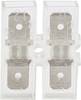 Klauke 8002 Platte connector Insteekbreedte: 6.3 mm Insteekdikte: 0.8 mm 180 ° Volledig geïsoleerd Transparant 1 stuk(s)