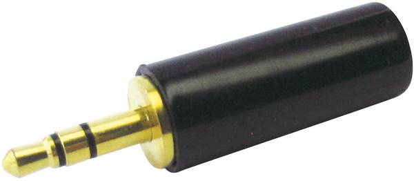 Cliff FT6301 Jackplug 3,5 mm Stekker, recht Aantal polen: 3 Stereo Zwart 1 stuk(s)