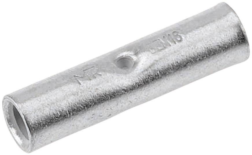 Zilveren aluminium buis met gedrukte nummers en letters. Het lijkt bedoeld te zijn voor bekabelings- of verbindingsdoeleinden.