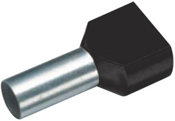 Vogt Verbindungstechnik 470509D Dubbele adereindhulzen 2.5 mm² Deels geïsoleerd Grijs 100 stuk(s)