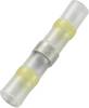 TRU COMPONENTS 736400 Stootverbinder Met krimpkous 4 mm² 6 mm² Volledig geïsoleerd Geel 1 stuk(s)