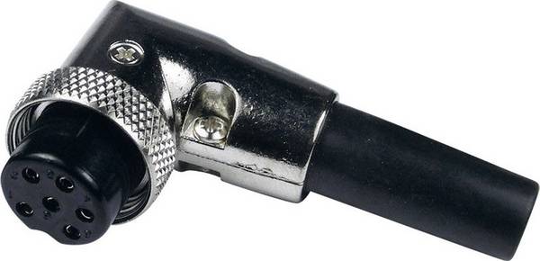 Cliff FC684226R Miniatuur-DIN-connector Bus, haaks Aantal polen: 6  Zilver 1 stuk(s)