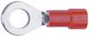 Klauke 6206 Ringkabelschoen Dwarsdoorsnede (max.): 1 mm² Schachtdiameter: 6.5 mm Deels geïsoleerd Rood 1 stuk(s)
