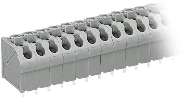 WAGO 250-508 Veerkrachtklemblok 1.00 mm² Aantal polen 8 Grijs 1 stuk(s)